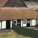 courtyard barn arial